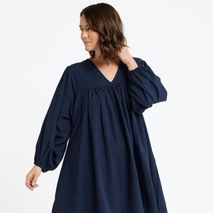 Laude the Label Navy Empire Mini Dress Sz S/M